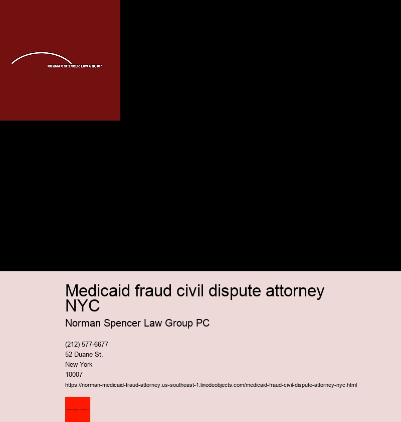 The role of a Medicaid Fraud Attorney in NYC