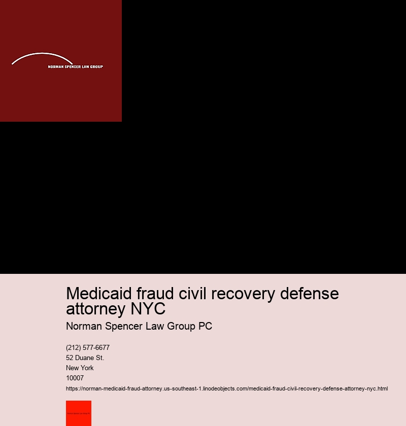 What are the Legal Responsibilities of a Medicaid Fraud Attorney in NYC?
