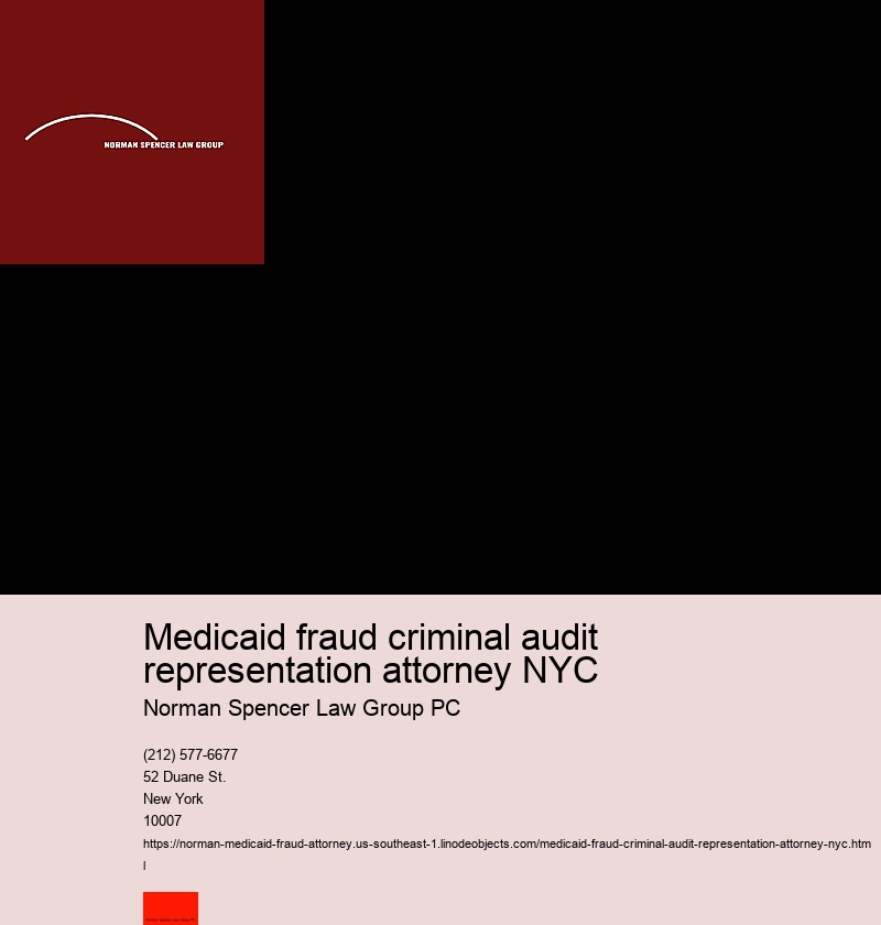 The role of a Medicaid Fraud Attorney in NYC