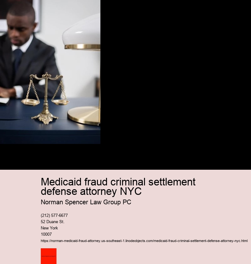 Legal consequences of Medicaid fraud in New York City