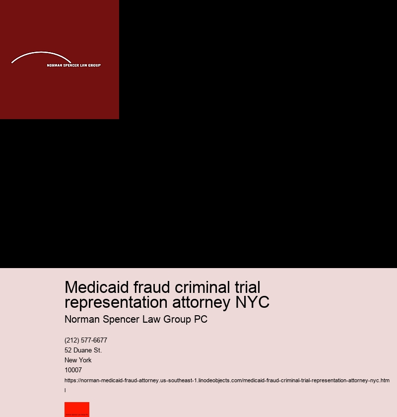 What is Included in The Services Offered by a Medicaid Fraud Attorney in NYC?